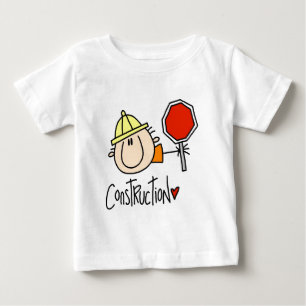 Männlicher Bauarbeiter Baby T-shirt