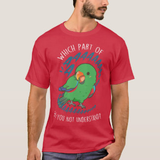 Männlicher Eclectus-Papagei Aaaa-Familie T-Shirt