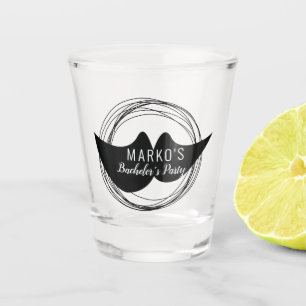 Männlicher Junggesellenabschied-Schnurrbart Shotgl Schnapsglas