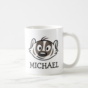 Männlicher Känguru-Dachs-Gesicht Ricky Waschbär Kaffeetasse