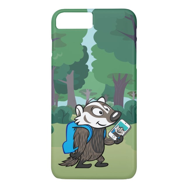 Männlicher Känguru-Dachs Selfie Ricky Waschbär-| Case-Mate iPhone Hülle (Rückseite)
