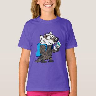 Männlicher Känguru-Dachs Selfie Ricky Waschbär-  T-Shirt