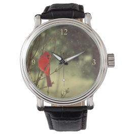 Männlicher Kardinal Armbanduhr