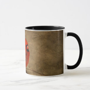 Männlicher Kardinal Tasse