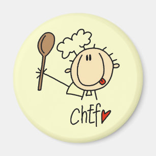 Männlicher Koch Magnet