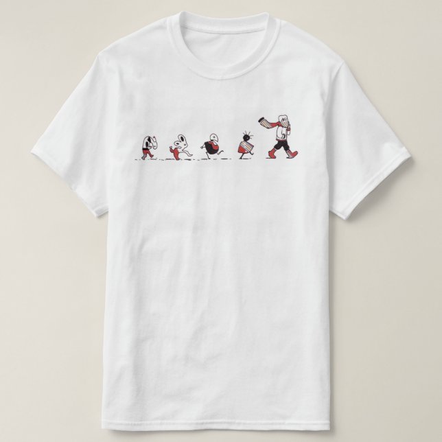 Männlicher MitläuferT - Shirt (Design vorne)
