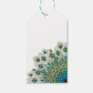 Männlicher Pfau-bunte Mandala Geschenkanhänger