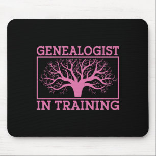 Männlicher professioneller Genealoge in Ausbildung Mousepad