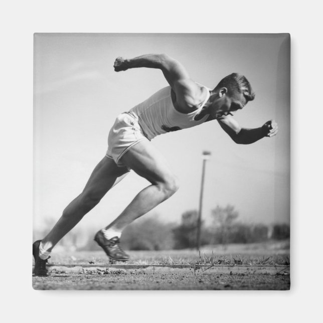 Männlicher Runner Magnet (Vorne)