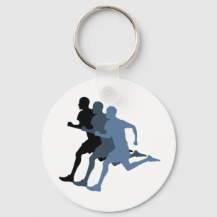 Männlicher Runner Schlüsselanhänger
