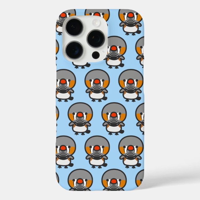 männlicher Sunda-Zebrafink iPhone 16 Pro Hülle (Rückseite)