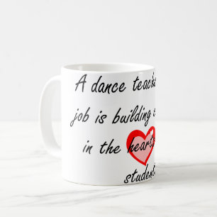 Männlicher Tanz-Lehrer - Gebäude-Vertrauen Kaffeetasse