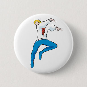 Männlicher Tänzer Button