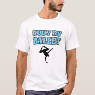 Männlicher Tänzer-Körper durch Ballett T-Shirt
