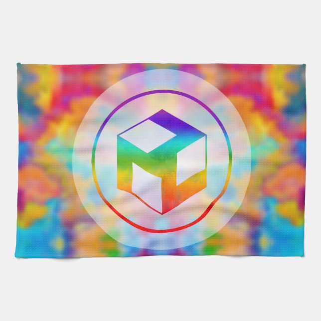 Männliches Antahkarana - Yang Antahkarana Geschirrtuch (Horizontal)