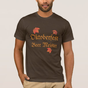 Männliches Oktoberfest-Beer-Meister-T-Shirt T-Shirt
