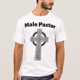 Männliches Pastor-T-Shirt T-Shirt