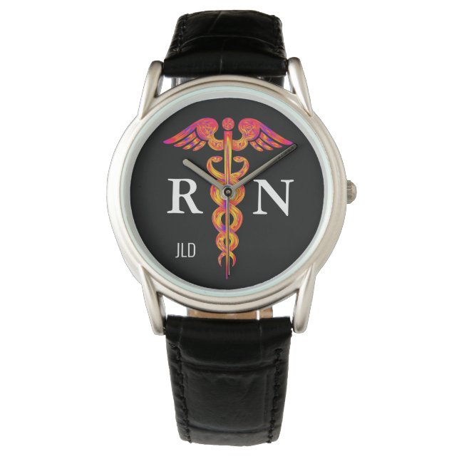 Männliches registriertes Kindermädchen Farbiges Ca Armbanduhr (Vorderseite)