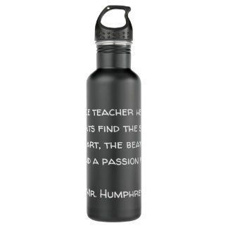 Männliches Tanz-Lehrer-Geschenk-Wasser Botle Trinkflasche