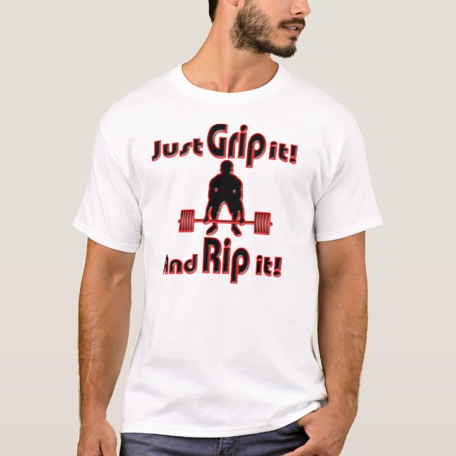 Manns-Griff zerreißt es und ihn T-Shirt (Vorderseite)
