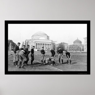 Mannschaft der Universität Columbia 1916 Poster