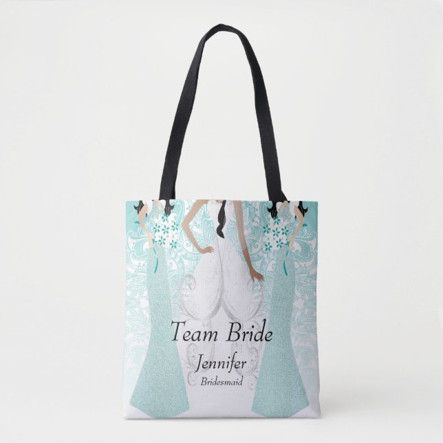 Mannschaftsbrücke in Aquamarin Tasche (Vorderseite)