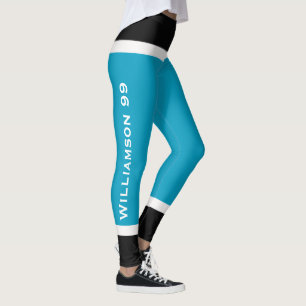 Mannschaftsfarben Eishockeysocken sehen Leggings a