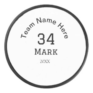 Mannschaftsname hinzufügen Spielername Datum Sport Eishockey Puck