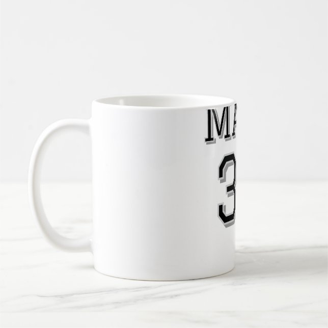 Mannschaftsname hinzufügen Spielername Datum Sport Kaffeetasse (Links)