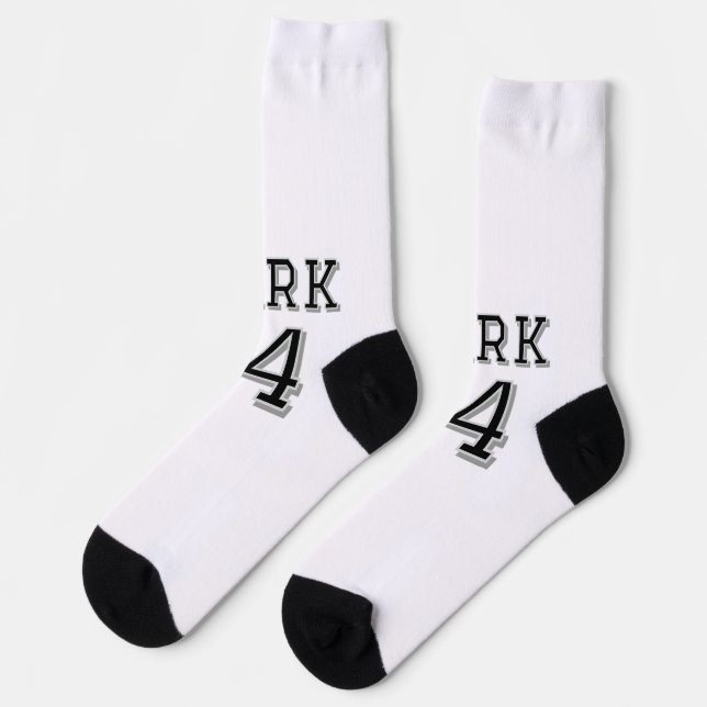 Mannschaftsname hinzufügen Spielername Datum Sport Socken (Linkes Detail)