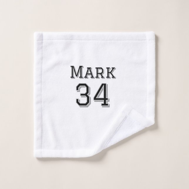 Mannschaftsname hinzufügen Spielername Datum Sport Waschlappen (Waschlappen)