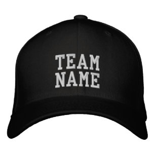 Mannschaftsname Maßgeschneiderte Stickere Baseball Bestickte Baseballkappe
