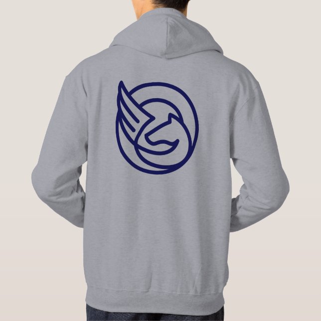 Mannschaftsrabvogel Hoodie (Rückseite)