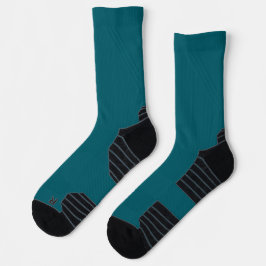 Mannschaftssocken mit schwarzen Fersen und Zehen Socken