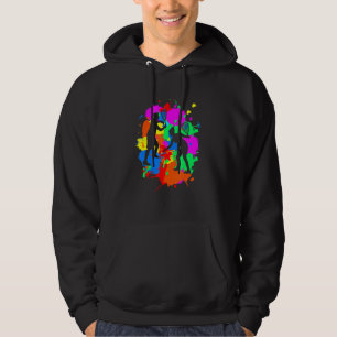 Mannschaftssport und Racquet Sport Bunter Racqu We Hoodie