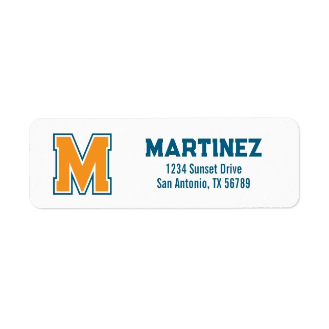 Mannschaftssportfarben Adresse (Vorne)