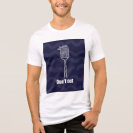Mannt-T-Shirt - Don't Cut - Italienischer Humor Tri-Blend Shirt