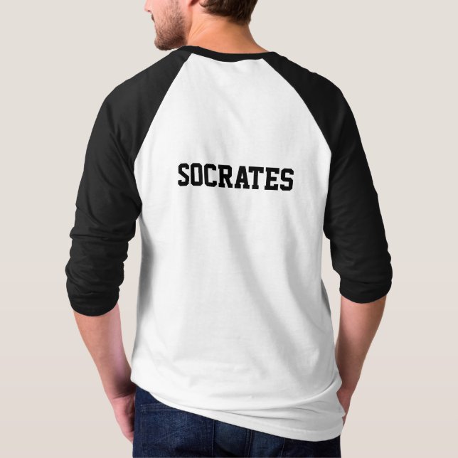 MannWappen Front, SOCRATES-Rückseite T-Shirt (Rückseite)