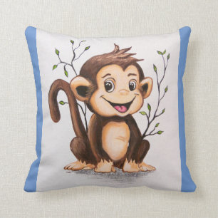 Manny der Affe 2 Seite Kissen