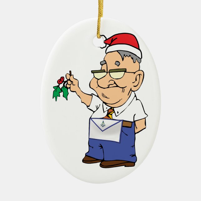 Manny der Maurer Keramik Ornament (Vorne)