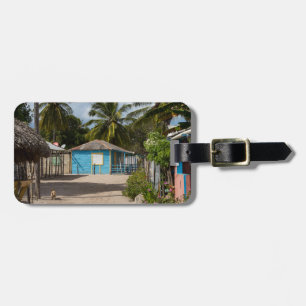 Mano Juan village in Saona Domenican Republic Gepäckanhänger