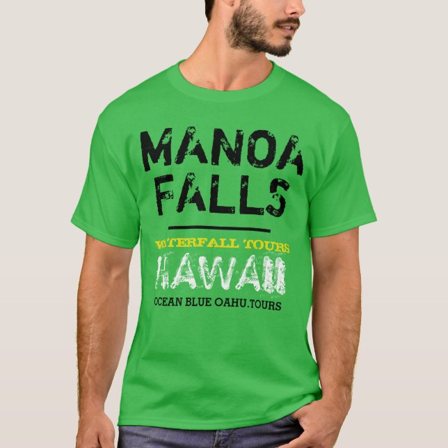 MANOA TAL WATERFALLS TOUR T-Shirt (Vorderseite)