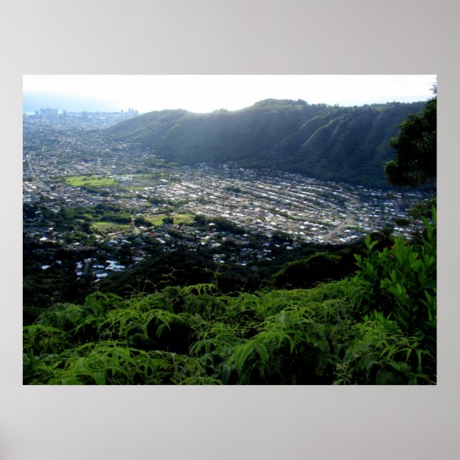 Manoa Valley, O'ahu, Hawai'i Poster (Vorne)