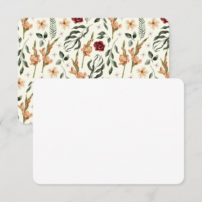 Manoir de campagne élégant | Carte d'enclos de ran (Devant / Derrière)