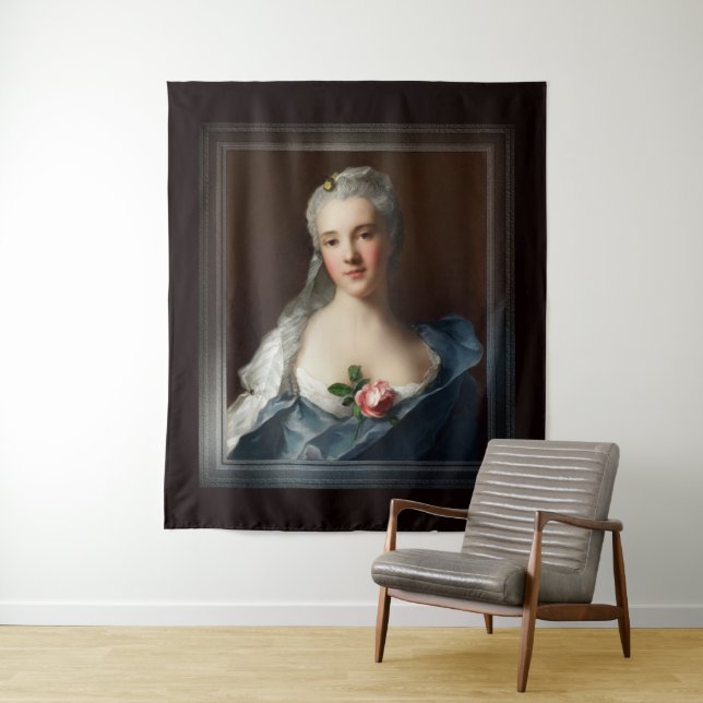 Manon Balletti von Jean-Marc Nattier Wandteppich (Beispiel)