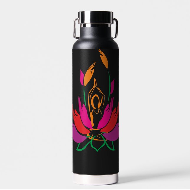 manos abrazadoras  trinkflasche (Vorne)