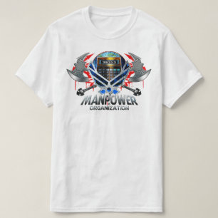 Manpower Calculator Ax Logo T-Shirt