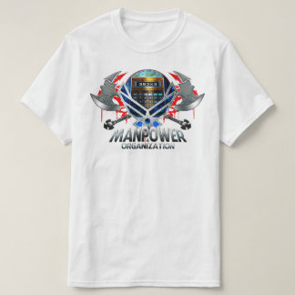 Manpower Calculator Ax Logo T-Shirt