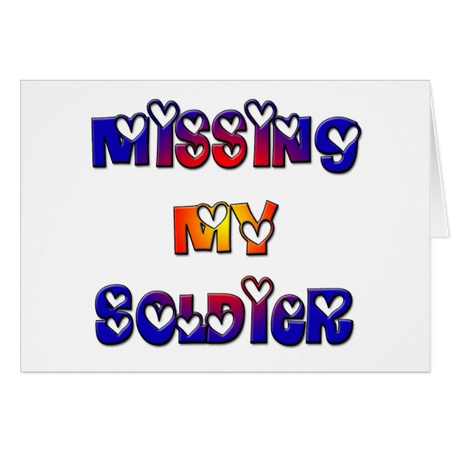 Manquer mon soldat (Devant horizontal)