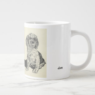 Mans Best Friend Cocker Spaniel Jumbo-Tasse